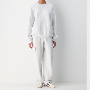 Aritzia TNA Sweatfleece Mega Sweatpant Set